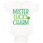 Baby Clothes Mister Lucky Charm St Patrick's Irish Ireland Shamrock Clover