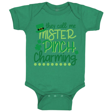 Baby Clothes Mister Pinch Charming Patrick's Patty Clover Ireland Baby Bodysuits