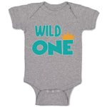 Baby Clothes Wild 1 Year Old First Birthday Funny Humor Style E Baby Bodysuits