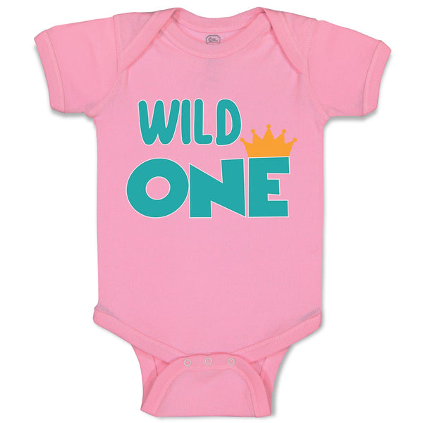 Baby Clothes Wild 1 Year Old First Birthday Funny Humor Style E Baby Bodysuits