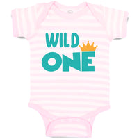 Baby Clothes Wild 1 Year Old First Birthday Funny Humor Style E Baby Bodysuits