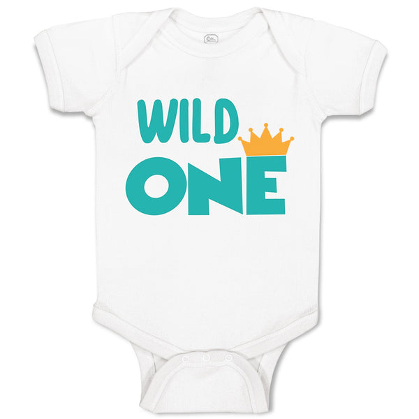 Wild 1 Year Old First Birthday Funny Humor Style E