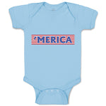 Baby Clothes Merica Forth of July Baby Bodysuits Boy & Girl Cotton