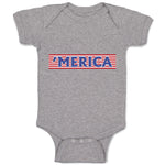 Baby Clothes Merica Forth of July Baby Bodysuits Boy & Girl Cotton