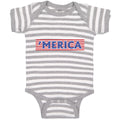 Baby Clothes Merica Forth of July Baby Bodysuits Boy & Girl Cotton