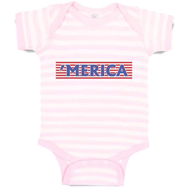 Baby Clothes Merica Forth of July Baby Bodysuits Boy & Girl Cotton