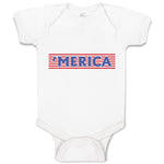 Baby Clothes Merica Forth of July Baby Bodysuits Boy & Girl Cotton