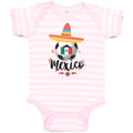 Baby Clothes Mexican Mexico Baby Bodysuits Boy & Girl Newborn Clothes Cotton