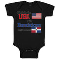 Baby Clothes Made in The Us with Dominican Ingredients Baby Bodysuits Cotton