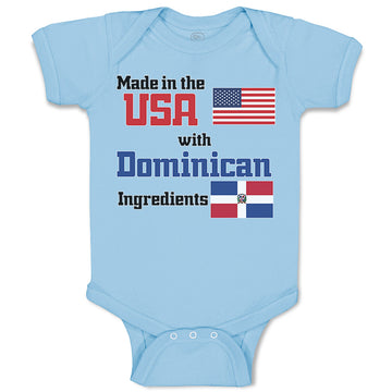 Baby Clothes Made in The Us with Dominican Ingredients Baby Bodysuits Cotton