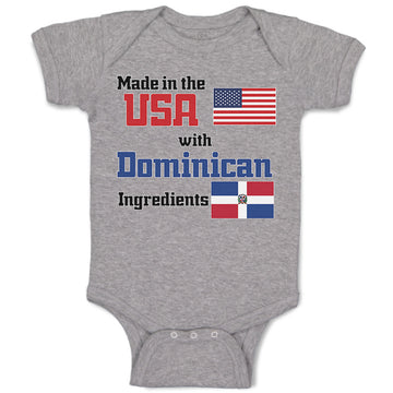 Baby Clothes Made in The Us with Dominican Ingredients Baby Bodysuits Cotton