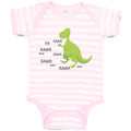 Baby Clothes Rawr Dinosaur Dino Dinos Baby Bodysuits Boy & Girl Cotton