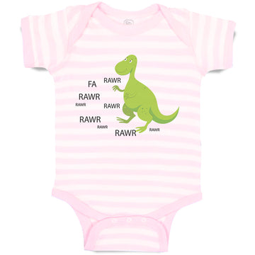 Baby Clothes Rawr Dinosaur Dino Dinos Baby Bodysuits Boy & Girl Cotton