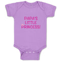 Baby Clothes Papa's Little Princess Girly Princess Baby Bodysuits Cotton