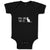 Baby Clothes The Cat Did It. Cat Sitting Silhouette Baby Bodysuits Cotton