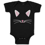 Baby Clothes Cat Face Whisker Baby Bodysuits Boy & Girl Newborn Clothes Cotton