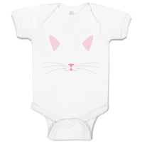 Baby Clothes Cat Face Whisker Baby Bodysuits Boy & Girl Newborn Clothes Cotton