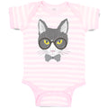 Baby Clothes Staring Cat with Sunglass Baby Bodysuits Boy & Girl Cotton