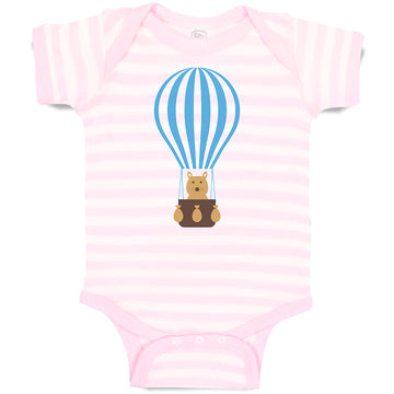 Baby Clothes Teddy Bear on Parachute Baby Bodysuits Boy & Girl Cotton