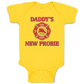 Baby Clothes Daddy's New Probe with Badge Baby Bodysuits Boy & Girl Cotton