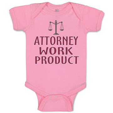 Baby Clothes Attorney Work Product Style A Funny Humor Baby Bodysuits Cotton