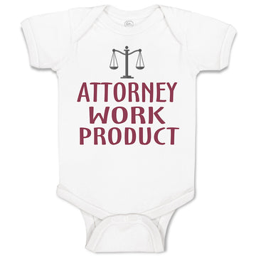 Baby Clothes Attorney Work Product Style A Funny Humor Baby Bodysuits Cotton