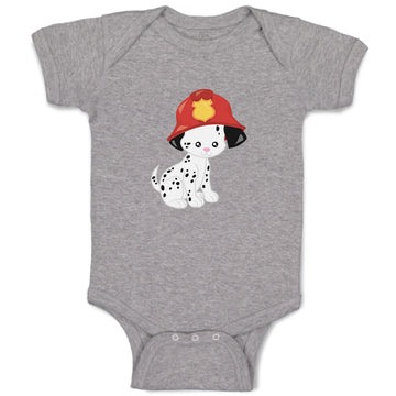 Baby Clothes Firefighter Dog Pets Dogs Baby Bodysuits Boy & Girl Cotton