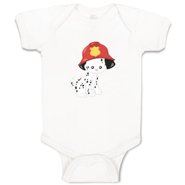 Baby Clothes Firefighter Dog Pets Dogs Baby Bodysuits Boy & Girl Cotton