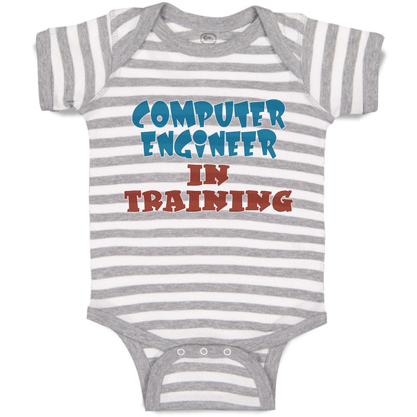 Baby Clothes Computer Engineer in Training Baby Bodysuits Boy & Girl Cotton