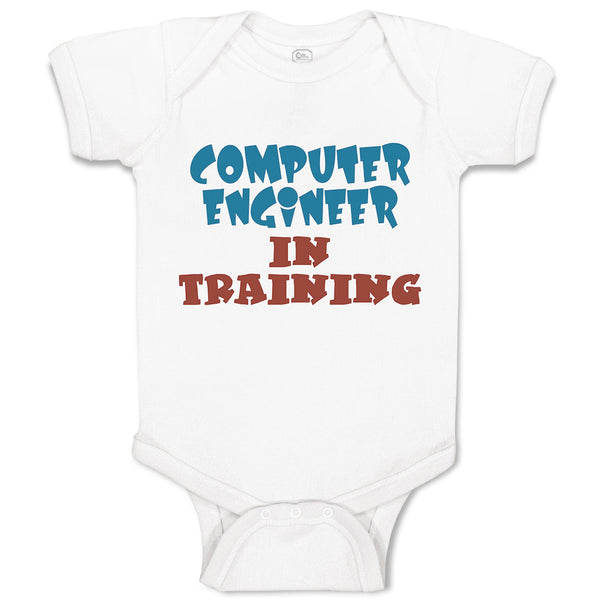 Baby Clothes Computer Engineer in Training Baby Bodysuits Boy & Girl Cotton