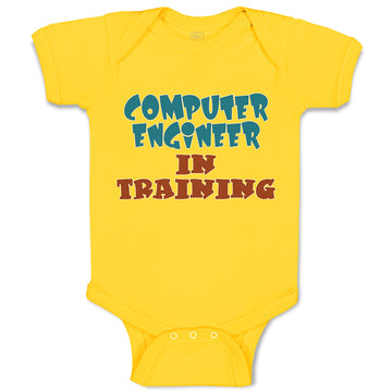 Baby Clothes Computer Engineer in Training Baby Bodysuits Boy & Girl Cotton