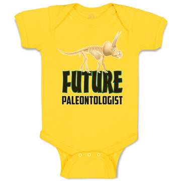 Baby Clothes Future Paleontologist Profession and Dinosaur Skull and Skeleton