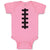Baby Clothes Sports Football Ball Laces Baby Bodysuits Boy & Girl Cotton