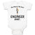 Baby Clothes My Mom Is The Best Engineer Ever. Baby Bodysuits Boy & Girl Cotton