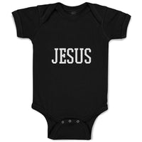 Baby Clothes Jesus Name Religious Christian Baby Bodysuits Boy & Girl Cotton