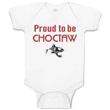 Baby Clothes Proud to Be Choctaw Baby Bodysuits Boy & Girl Cotton