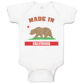 Baby Clothes Made in California Baby Bodysuits Boy & Girl Newborn Clothes Cotton