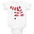 Baby Clothes Christmas Snowman Costume Scarf Buttons Baby Bodysuits Cotton