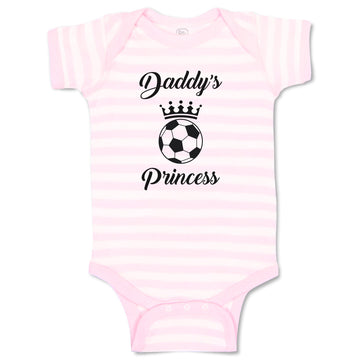 Baby Clothes Daddy S Soccer Princess Soccer Sports Soccer Baby Bodysuits Cotton