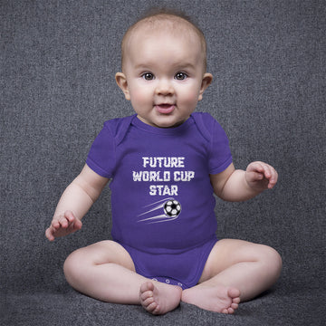 Baby Clothes Future World Cup Star Soccer Sports Soccer Baby Bodysuits Cotton