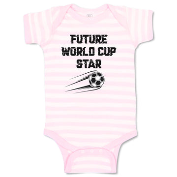 Baby Clothes Future World Cup Star Soccer Sports Soccer Baby Bodysuits Cotton