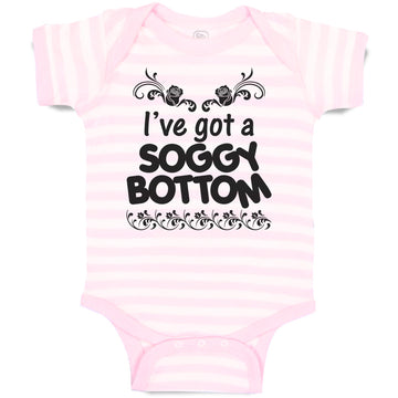 Baby Clothes I'Ve Got A Soggy Bottom Baby Bodysuits Boy & Girl Cotton