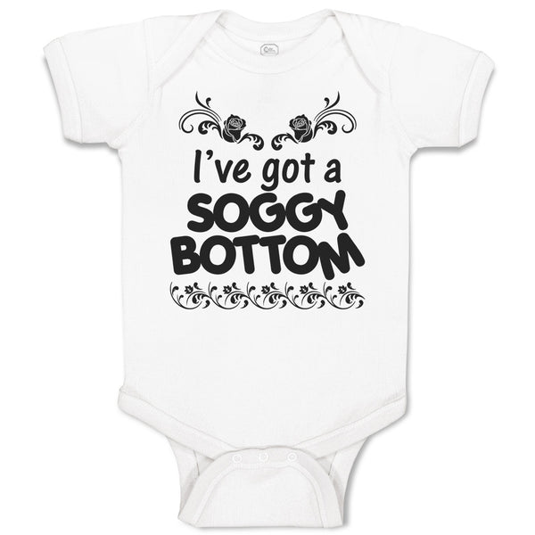 Baby Clothes I'Ve Got A Soggy Bottom Baby Bodysuits Boy & Girl Cotton