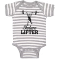 Baby Clothes Future Lifter Sports Weight Lifting Equipment Baby Bodysuits Cotton