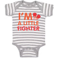 Baby Clothes I'M A Little Fighter Box Boxing Boxer Baby Bodysuits Cotton