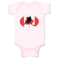 Baby Clothes Hockey Player Canada Baby Bodysuits Boy & Girl Cotton