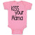 Baby Clothes Kiss Your Mama Love Mother Silhouette Baby Bodysuits Cotton