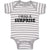 Baby Clothes I Was Surprise Silhouette Text Baby Bodysuits Boy & Girl Cotton