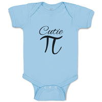 Baby Clothes Cutie Pi, Mathematical Symbol Baby Bodysuits Boy & Girl Cotton