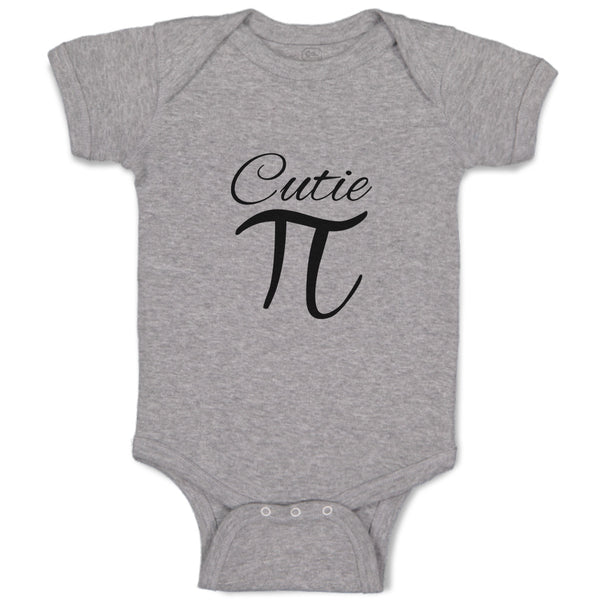 Baby Clothes Cutie Pi, Mathematical Symbol Baby Bodysuits Boy & Girl Cotton